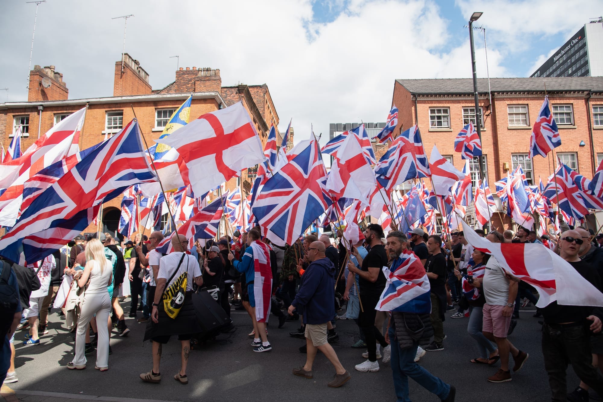 A year on from the riots, the far-right returns to Manchester