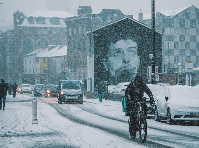 Manchester gets as cold as Siberia (almost)