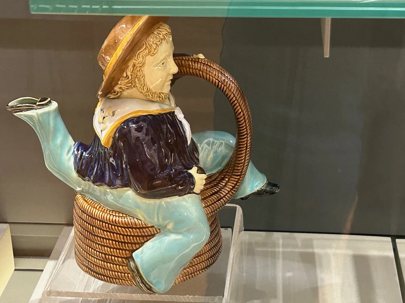 Why has Manchester Art Gallery housed an exhibition on teapots for half a decade?